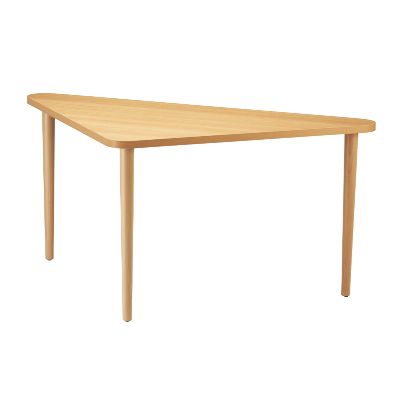 オーダーテーブル 樹脂ｴｯｼﾞ 三角形ﾃｰﾌﾞﾙW1500 D830 木製角ﾃｰﾊﾟｰ 
